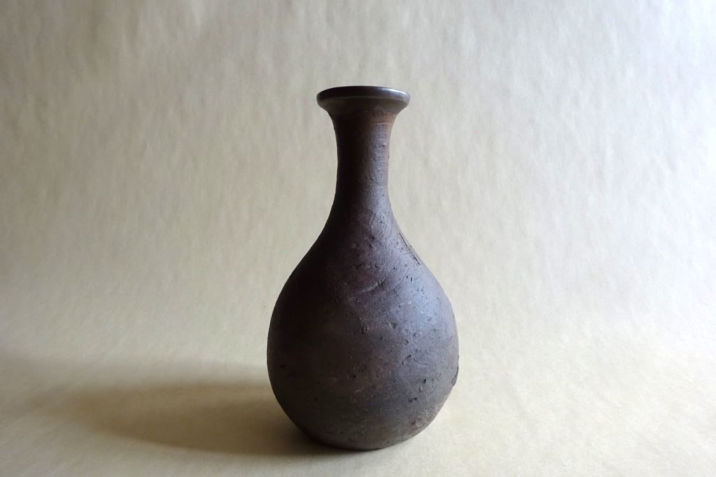 渋い 鶴くび 備前焼 22 渋い 鶴くび 備前焼 22 渋い 鶴くび 備前焼 22